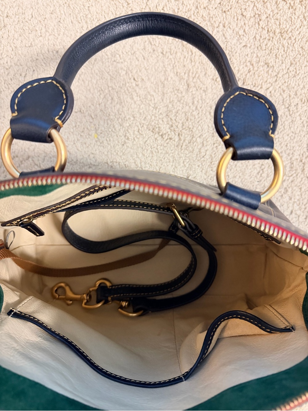 Dooney and Bourke Cameron Florentine Satchel - Black - Picture 6 of 6